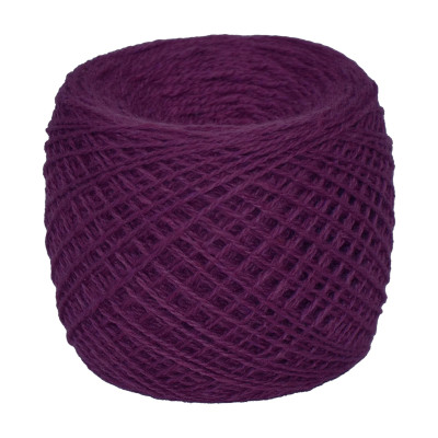 Przędza półwełniana merynosowa 10/2 nr.250 ciemny fiolet 100g/500m TM Yaroslav